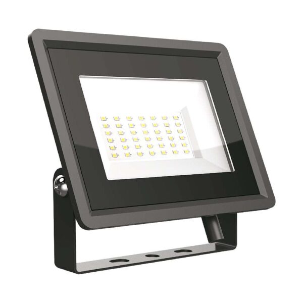 50W LED Προβολέας Μαύρο Σώμα V-TAC IP65  Ψυχρό 6400K - 6751