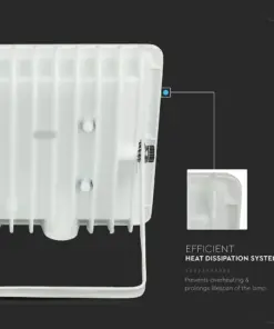 LED Προβολέας 50W Λευκός V-TAC IP65 110° 4300lm Φυσικό Λευκό 4000K – 6753