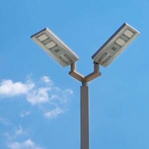 LED ηλιακό φωτιστικό δρόμου 33W φυσικό 4000K με γκρι σώμα με αισθητήρα και τηλεχειριστήριο V-TAC – 6755