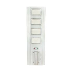 LED ηλιακό φωτιστικό δρόμου 40W solar panel φυσικό λευκό 4000K με γκρι σώμα με αισθητήρα και τηλεχειριστήριο V-TAC – 6757