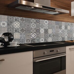 Ancient Azulejos XL πλάτη προστασίας τοίχων κουζίνας και μπάνιου Ango – 67601