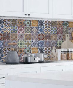 Azulejos XL πλάτη προστασίας τοίχων κουζίνας και μπάνιου Ango – 67602