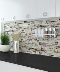 Beige Stones XL πλάτη προστασίας τοίχων κουζίνας και μπάνιου Ango – 67603