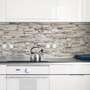 Beige Stones XL πλάτη προστασίας τοίχων κουζίνας και μπάνιου Ango – 67603