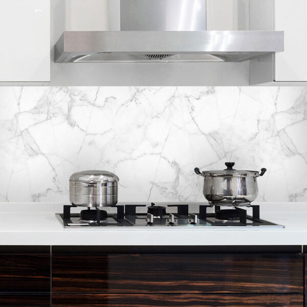 White Marble XL πλάτη προστασίας τοίχων κουζίνας και μπάνιου Ango – 67607