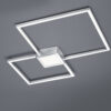 Φωτιστικό Οροφής Trio Lighting LED 28W  Νίκελ Ματ Μεταλλικό Step Dimmable 2600lm 3000K  676210307