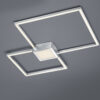 Φωτιστικό Οροφής Trio Lighting LED 28W  Νίκελ Ματ Μεταλλικό Step Dimmable 2600lm 3000K  676210307