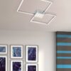 Φωτιστικό Οροφής Trio Lighting LED 28W  Νίκελ Ματ Μεταλλικό Step Dimmable 2600lm 3000K  676210307