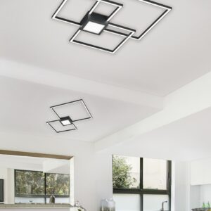 Φωτιστικό Οροφής Trio Lighting LED 28W  Ανθρακί Μεταλλικό Step Dimmable 2600lm 3000K  676210342