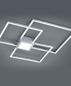 Φωτιστικό Οροφής Trio Lighting LED 38W Νίκελ Ματ Μεταλλικό Step Dimmable 4000lm 3000K 676210407