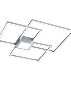 Φωτιστικό Οροφής Trio Lighting LED 38W Νίκελ Ματ Μεταλλικό Step Dimmable 4000lm 3000K 676210407