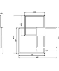 Φωτιστικό Οροφής Trio Lighting LED 38W Νίκελ Ματ Μεταλλικό Step Dimmable 4000lm 3000K 676210407