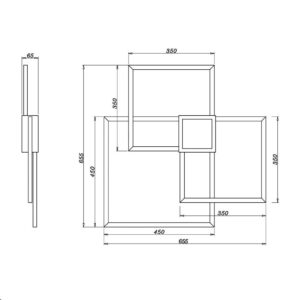 Φωτιστικό Οροφής Trio Lighting LED 38W  Νίκελ Ματ Μεταλλικό Step Dimmable 4000lm 3000K  676210407