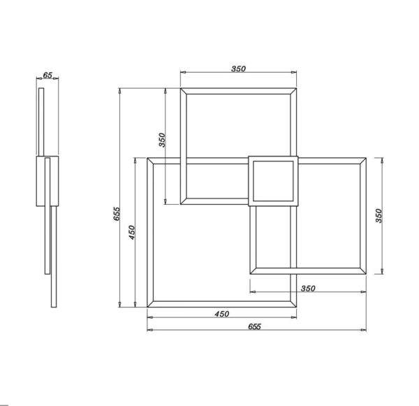 Φωτιστικό Οροφής Trio Lighting LED 38W  Νίκελ Ματ Μεταλλικό Step Dimmable 4000lm 3000K  676210407