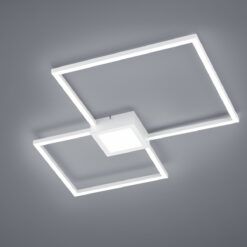 Φωτιστικό Οροφής Trio Lighting HYDRA LED, 28W · 3200lm, 4000K Λευκό Ματ Μεταλλικό, Step Dimmable – 676240331