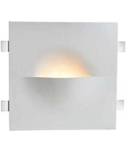 Γύψινο επιτοίχιο φωτιστικό G9 τετράγωνο με λευκό σώμα V-TAC – 6768