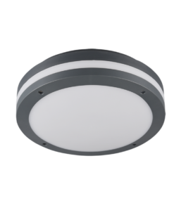 Φωτιστικό Οροφής Trio Lighting LED 12W Ανθρακί Πλαστικό 1000lm 3000K IP54 676960142