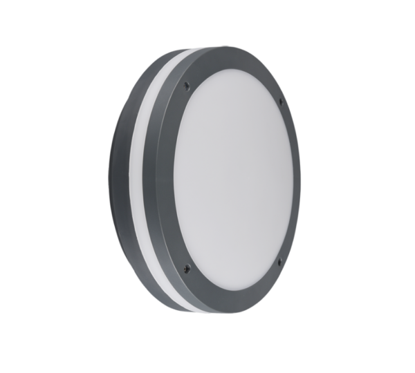 Φωτιστικό Οροφής Trio Lighting LED 12W  Ανθρακί Πλαστικό 1000lm 3000K IP54 676960142