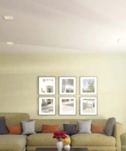 Γύψινο χωνευτό φωτιστικό Spot GU10 ορθογώνιο με λευκό σώμα V-TAC – 6771