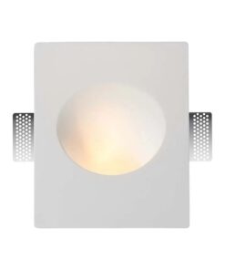 Γύψινο χωνευτό φωτιστικό Spot GU10 ορθογώνιο με λευκό σώμα V-TAC – 6771