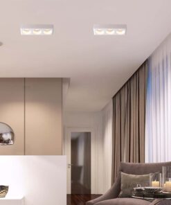 Γύψινο φωτιστικό Spot 3xGU10 τετράγωνο με λευκό σώμα V-TAC – 6776