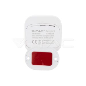 Wi-Fi Smart Ανιχνευτής Κίνησης Υπερύθρων με Κινούμενη Κεφαλή Ρυθμιζόμενος Λευκός V-TAC – 6781