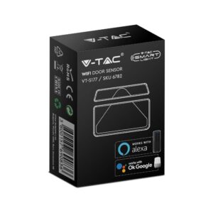 Wi-Fi Smart Αισθητήρας Πόρτας – Παραθύρου Λευκός V-TAC – 6782