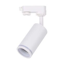 LED Τριφασικό Φωτιστικό Ράγας GU10 V-TAC Λευκό Περιστρεφόμενο – 6783