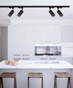 LED Τριφασικό Φωτιστικό Ράγας GU10 V-TAC Μαύρο Περιστρεφόμενο – 6784