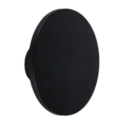 LED Απλίκα Τοίχου Αρχιτεκτονικού Φωτισμού 12W Στρογγυλή Μαύρο V-TAC IP65 Θερμό Λευκό 3000K – 6787
