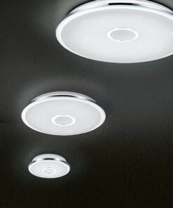 Φωτιστικό Οροφής Trio Lighting LED 100W Χρώμιο Πλαστικό Dimmable 9800lm 3000 – 5500K 678710006