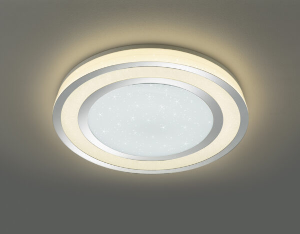Φωτιστικό Οροφής Trio Lighting LED 45W  Χρώμιο Πλαστικό Dimmable 4000lm 3000 – 5500K  679210106