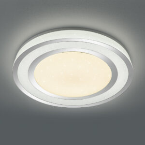 Φωτιστικό Οροφής Trio Lighting LED 45W  Χρώμιο Πλαστικό Dimmable 4000lm 3000 – 5500K  679210106