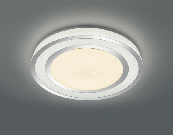 Φωτιστικό Οροφής Trio Lighting LED 45W  Χρώμιο Πλαστικό Dimmable 4000lm 3000 – 5500K  679210106