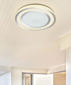 Φωτιστικό Οροφής Trio Lighting LED 45W Χρώμιο Πλαστικό Dimmable 4000lm 3000 – 5500K 679210106