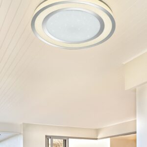 Φωτιστικό Οροφής Trio Lighting LED 45W  Χρώμιο Πλαστικό Dimmable 4000lm 3000 – 5500K  679210106