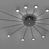 Φωτιστικό Οροφής Trio Lighting LED 2,6W  Μαύρο Ματ Μεταλλικό Step Dimmable 260lm 3000K  679511532
