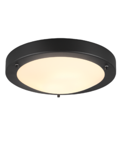 Φωτιστικό Οροφής Trio Lighting E27 Μαύρο Ματ Μεταλλικό IP44 – 6801011-32
