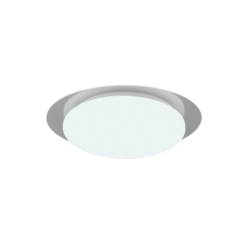 Φωτιστικό Οροφής Trio Lighting LED 12W Λευκό Πλαστικό Dimmable 1200lm IP44 4000K – 680213500
