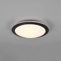 Φωτιστικό Οροφής Trio Lighting  LED 12W Μαύρο Ματ Πλαστικό 1160lm IP44 3000K – 680310132