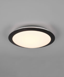 Φωτιστικό Οροφής Trio Lighting  LED 12W Μαύρο Ματ Πλαστικό 1160lm IP44 3000K – 680310132