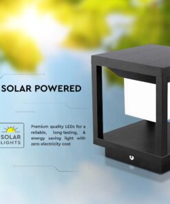 Ηλιακό Φωτιστικό Δαπέδου Κήπου V-TAC με Αισθητήρα Κίνησης IP65 Μαύρο Θερμό 3000K – 6805