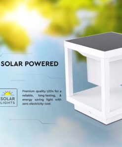 Ηλιακό Φωτιστικό Δαπέδου Κήπου V-TAC με Αισθητήρα Κίνησης IP65 Λευκό Θερμό 3000K – 6806