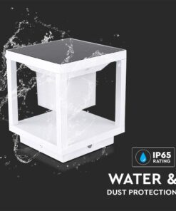 Ηλιακό Φωτιστικό Δαπέδου Κήπου V-TAC με Αισθητήρα Κίνησης IP65 Λευκό Θερμό 3000K – 6806