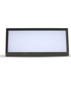 LED αδιάβροχη απλίκα 12W γωνία IP65 4000K φυσικό λευκό με μαύρο σώμα V-TAC – 6808