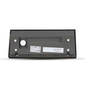 LED αδιάβροχη απλίκα 12W γωνία IP65 4000K φυσικό λευκό με μαύρο σώμα V-TAC – 6808