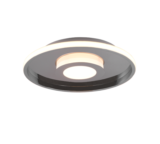 Φωτιστικό Οροφής Trio Lighting LED 35W Χρώμιο Μεταλλικό Step Dimmable 4100lm IP44 3000K – 680819306