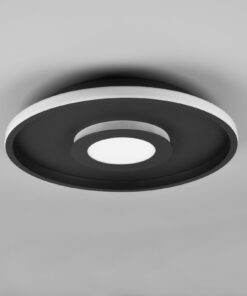 Φωτιστικό Οροφής Trio Lighting LED 35W Μαύρο Ματ Μεταλλικό Step Dimmable 4100lm IP44 3000K – 680819332