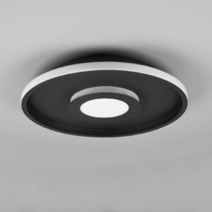 Φωτιστικό Οροφής Trio Lighting  LED 35W Μαύρο Ματ Μεταλλικό Step Dimmable 4100lm IP44 3000K – 680819332