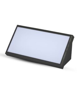 LED αδιάβροχη απλίκα 20W γωνία IP65 6400K ψυχρό λευκό με μαύρο σώμα V-TAC – 6812